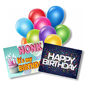 Birthday Party Outdoor Yard Signs